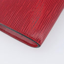 LOUIS VUITTON Epi Pochette Accessoires Accessory Pouch Red M52987 Auth 207877A-17