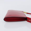 LOUIS VUITTON Epi Pochette Accessoires Accessory Pouch Red M52987 Auth 207877A-3