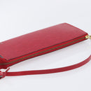 LOUIS VUITTON Epi Pochette Accessoires Accessory Pouch Red M52987 Auth 207877A-7