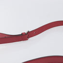 GUCCI GG Crystal Shoulder Bag PVC Red Silver 201447 Auth 207882A-9