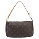 LOUIS VUITTON Monogram Pochette Accessoires Pouch M51980 LV Auth 207884A-13