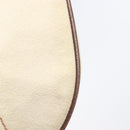 BURBERRY Blue Label Shoulder Bag Canvas Ivory Silver Auth 207885A-10