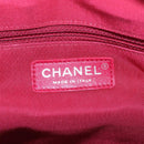 CHANEL Matelasse Chain Shoulder Bag Suede Multicolor Gold CC Auth 207887M-19