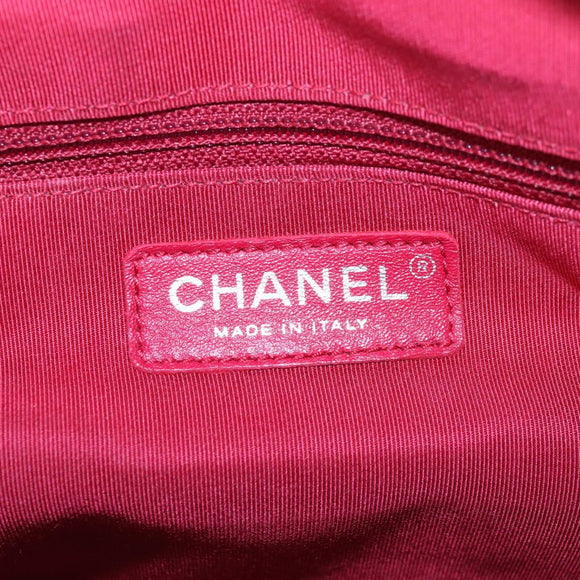CHANEL Matelasse Chain Shoulder Bag Suede Multicolor Gold CC Auth 207887M