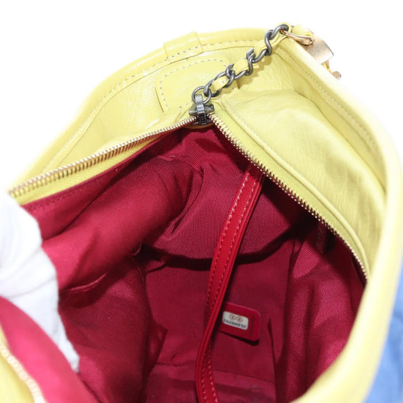CHANEL Matelasse Chain Shoulder Bag Suede Multicolor Gold CC Auth 207887M