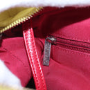 CHANEL Matelasse Chain Shoulder Bag Suede Multicolor Gold CC Auth 207887M-27