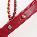 CHANEL Matelasse Chain Shoulder Bag Suede Multicolor Gold CC Auth 207887M-8