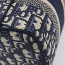Christian Dior Trotter Canvas Oblique Vanity Cosmetic Pouch Navy Auth 207891V-15