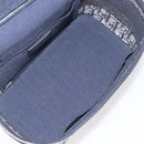 Christian Dior Trotter Canvas Oblique Vanity Cosmetic Pouch Navy Auth 207891V-10