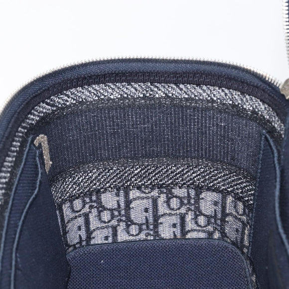 Christian Dior Trotter Canvas Oblique Vanity Cosmetic Pouch Navy Auth 207891V