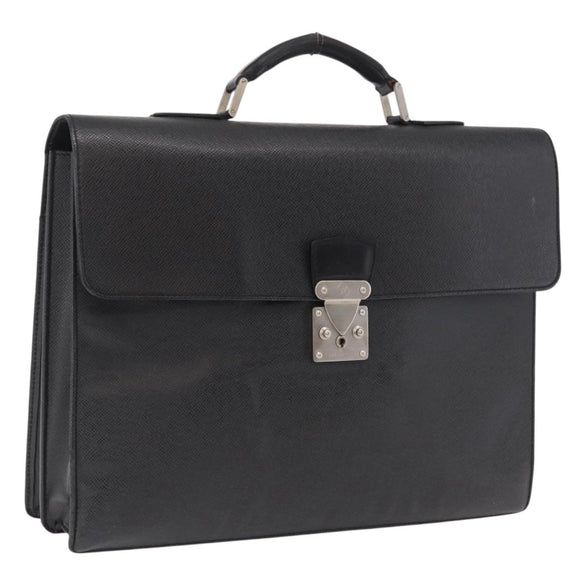 LOUIS VUITTON Taiga Serviette Moskova Business Bag Ardoise M30032 LV Auth 207894