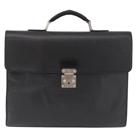 LOUIS VUITTON Taiga Serviette Moskova Business Bag Ardoise M30032 LV Auth 207894
