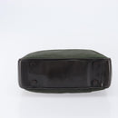 PRADA Hand Bag Nylon Green Auth 207896-10