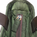 PRADA Hand Bag Nylon Green Auth 207896-22