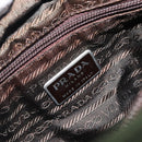 PRADA Hand Bag Nylon Green Auth 207896-20