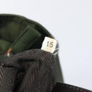 PRADA Hand Bag Nylon Green Auth 207896-10