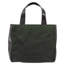PRADA Hand Bag Nylon Green Auth 207896-3