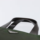 PRADA Hand Bag Nylon Green Auth 207896-15