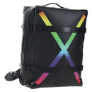 LOUIS VUITTON Taiga Rainbow Mini Soft Trunk Bag Black M30351 LV Auth 207898M-1