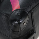 LOUIS VUITTON Taiga Rainbow Mini Soft Trunk Bag Black M30351 LV Auth 207898M-14
