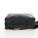 LOUIS VUITTON Taiga Rainbow Mini Soft Trunk Bag Black M30351 LV Auth 207898M-5