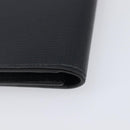 Cartier Card Case Leather Black Silver Auth 207899V-10