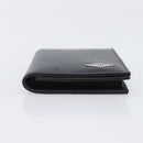 Cartier Card Case Leather Black Silver Auth 207899V-7