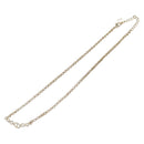 Christian Dior Necklace Metal Gold Tone Auth 207902-2