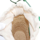 LOEWE Shoulder Bag Raffia Beige Green Auth 207914M-21