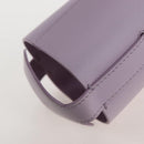 FENDI Bottle Holder Pouch Leather Lavende Silver 7AS022 Auth 207915M-20