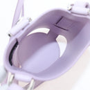 FENDI Bottle Holder Pouch Leather Lavende Silver 7AS022 Auth 207915M-21