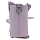 FENDI Bottle Holder Pouch Leather Lavende Silver 7AS022 Auth 207915M-3