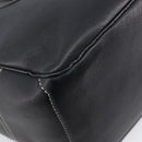 CELINE Boogie Bag Hand Bag Leather Black Silver Auth 207917A-16
