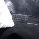 CELINE Boogie Bag Hand Bag Leather Black Silver Auth 207917A-12