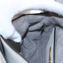 Miu Miu Shoulder Bag Leather White Gold Auth 207918M-29