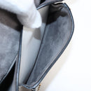 Miu Miu Shoulder Bag Leather White Gold Auth 207918M-30