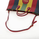 GUCCI Baiadera Hand Bag Canvas 2way Multicolor Gold Tone 630358 Auth 207925M-10