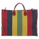 GUCCI Baiadera Hand Bag Canvas 2way Multicolor Gold Tone 630358 Auth 207925M-3