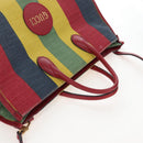 GUCCI Baiadera Hand Bag Canvas 2way Multicolor Gold Tone 630358 Auth 207925M-6