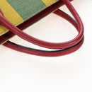 GUCCI Baiadera Hand Bag Canvas 2way Multicolor Gold Tone 630358 Auth 207925M-8