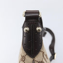 GUCCI GG Canvas Web Sherry Line Interlocking G Shoulder Bag 131033 Auth 207927A-19