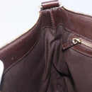 GUCCI GG Canvas Web Sherry Line Interlocking G Shoulder Bag 131033 Auth 207927A-22