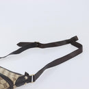 GUCCI GG Canvas Web Sherry Line Interlocking G Shoulder Bag 131033 Auth 207927A-14