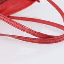 FENDI Zucca Canvas Tote Bag Beige Red 8BH185 Auth 207928-9