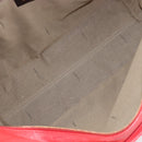 FENDI Zucca Canvas Tote Bag Beige Red 8BH185 Auth 207928-25