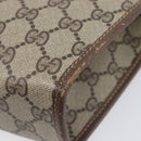 GUCCI GG Supreme Shoulder Bag PVC Beige Gold Tone 007 89 1096 Auth 207931-14