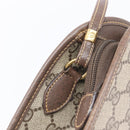 GUCCI GG Supreme Shoulder Bag PVC Beige Gold Tone 007 89 1096 Auth 207931-19