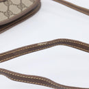 GUCCI GG Supreme Shoulder Bag PVC Beige Gold Tone 007 89 1096 Auth 207931-8