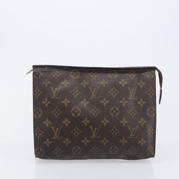 LOUIS VUITTON Monogram Hand Bag Clutch Bag 3 Set LV Auth 207933
