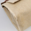 HERMES Herbag PM Hand Bag Canvas Black Auth 207970-14